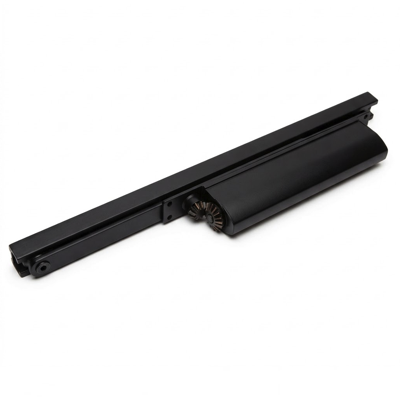 ATENA 180(3) MATT BLACK Concealed Door Closer With 23MM SLIDE TRACK & ARM (FIRE RATED STICKER LABEL)